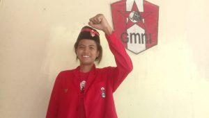Sarimita Andani Ataambu Ketua bidang pergerakan Sarinah DPC GMNI Waingapu.(wacananews.co.id/isto)