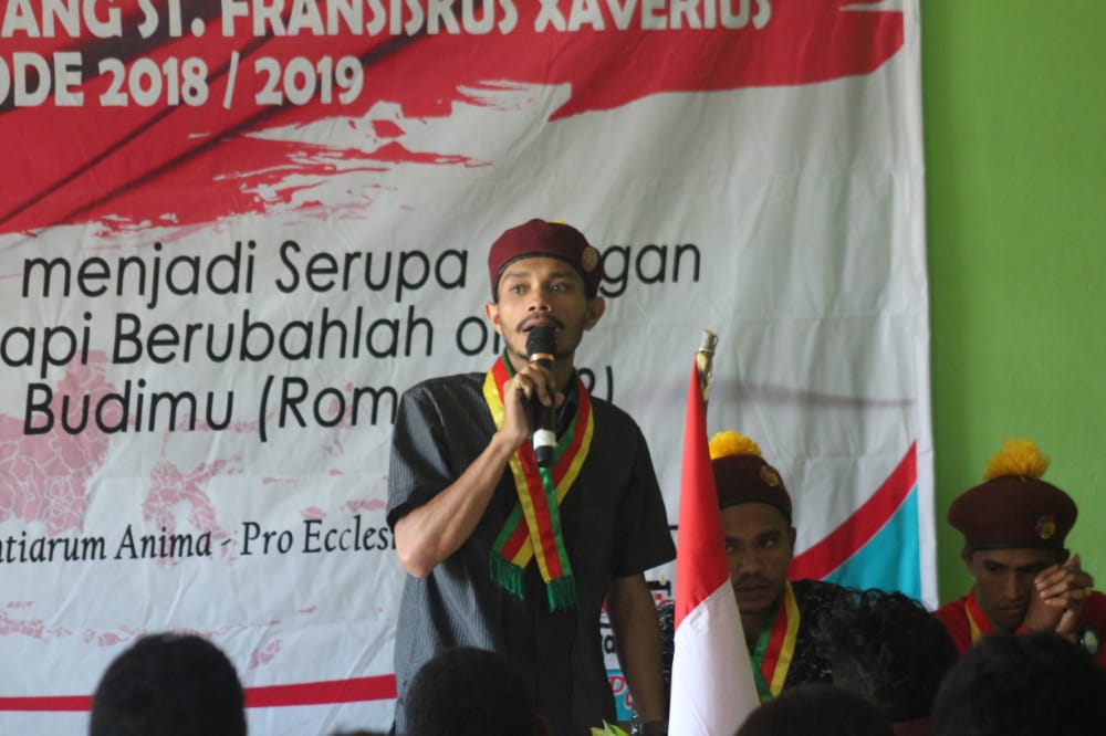 Ketua PMKRI Kupang, Alfred Saunoah.(wacananews.co.id/isto)
