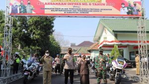 Bupati Jombang Pimpin Apel Di Makodim 0814 Guna Implementasikan Inpres No 6 Tahun 2020