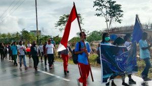 Ratusan Mahasiswa, Staf Akademic dan Dosen Jalan Santai Menyambut Ulang Tahun STIS ke-19