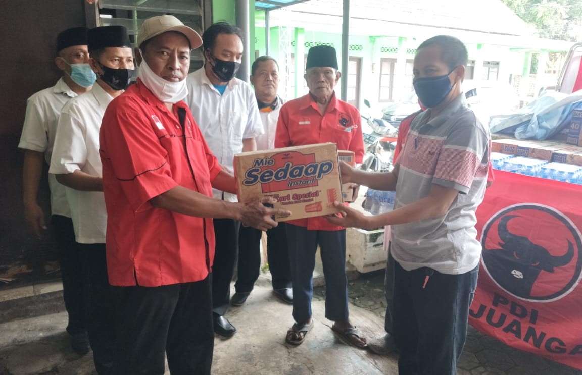 BAGUNA salurkan bantuan ke korban banjir kademangan jombang