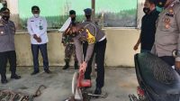 30 Unit Knalpot Brong Dimusnahkan Oleh Polres Aceh Timur