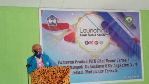 Launching Website dan Akun Medsos Resmi Pemerintahan Ohoi Danar Ternate di Arena Penutupan KKN STIS Mutiara