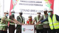 Ground Breaking Rehab Drainase Dan Trotoar Jalan KH. Wahid Hasyim Dimulai