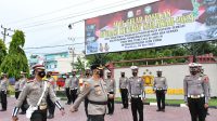 Kapolres Aceh Timur Pimpin Apel Gelar Pasukan Operasi Seulawah 2021