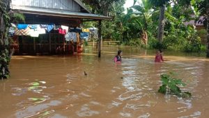 Banjir Kembali Rendam Puluhan Rumah Warga Kabupaten Tanah Bumbu