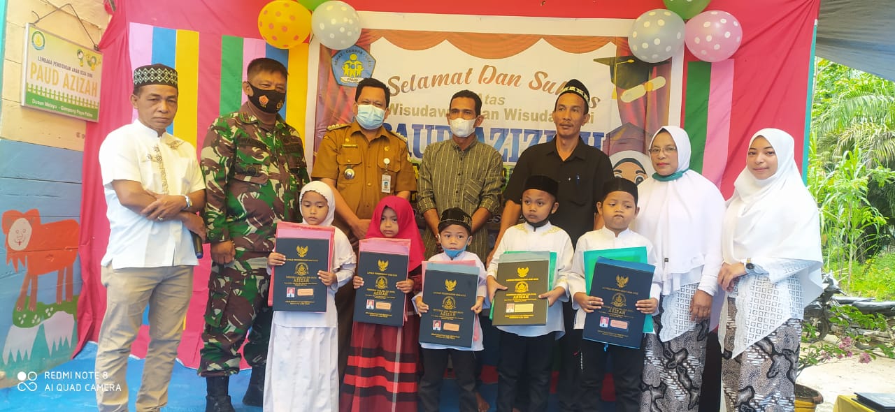 PAUD Azizah Rantau Panjang Peureulak Aceh Timur Gelar Wisuda Anak Didik Angkatan Ke IV