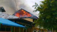 Lima Ruang Mess Putra Dayah Nurul Ulum Pereulak Aceh Timur Ludes Terbakar