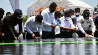 Menteri Kelautan dan Perikanan RI Kunjungi Tambak Vaname di Aceh Timur