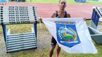 Sapwaturahman Asal NTB Raih Medali Emas Kedua Cabor Atletik Lompat Jauh Putra