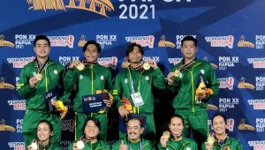 Atlet Tenis Lapangan Asal Jombang Sabet Medali Emas PON XX Papua 2021