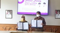Bupati Jombang Tandatangani MoU E-Office Dan E-Sakip Desa Dengan Bupati Sumedang