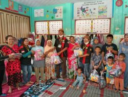 HPJ Komunitas PKL Jombang Beri Trauma Healing Korban Erupsi Semeru