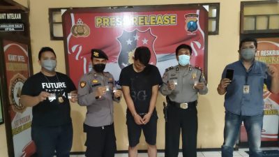 Anggota Unit Reskrim Polsek Jombang Ringkus Pengedar Pol Koplo Jenis Y
