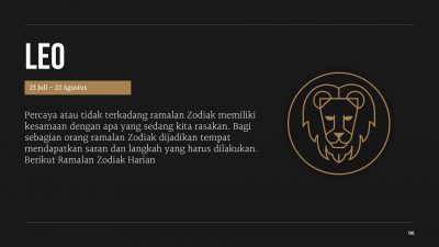 Ramalan Zodiak Leo hari ini