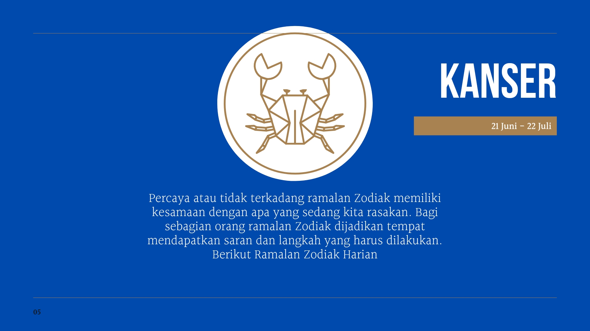 ramalan zodiak cancer