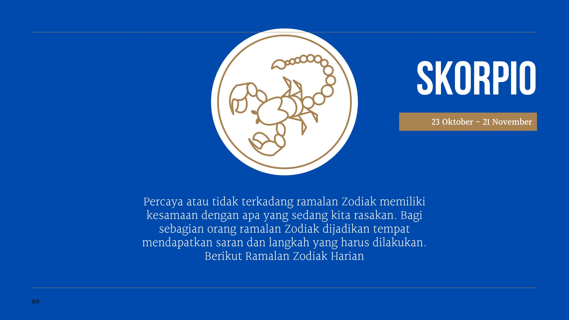 Ramalan Zodiak Scorpio