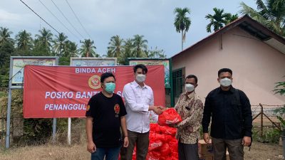BIN Daerah Aceh, Salurkan Sembako Ke Korban Banjir Aceh Timur