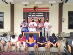 Keroyok Warga, Tujuh Pemuda Dari Perguruan Silat Diringkus Polres Jombang