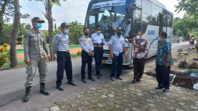 Kini Bus DAMRI Beroperasi di Wilayah Utara Brantas Jombang