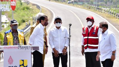 Sambut Arus Mudik, Presiden Resmikan Jalan Lingkar Brebes – Tegal