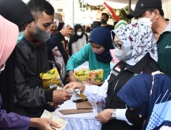 Antusias Warga Sambut Grebeg Pasar Murah Ramadhan Disdagrin Jombang