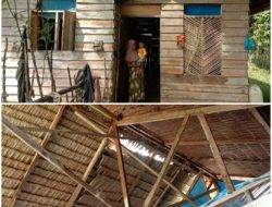 Beginilah Kondisi Rumah Janda Satu Anak Asal Peureulak Aceh Timur Yang Butuh Uluran Tangan