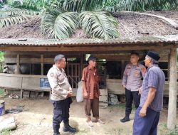Kapolsek Peureulak Barat Aceh Timur Sosialisasi PMK Ke Warga