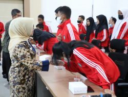 Bupati Jombang Memberangkatkan 46 Atlet POPDA dan Peparpeda 2022