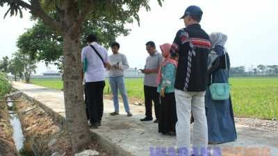Polres Jombang Cek TKP Tanah di Desa Betek Mojoagung Dalam Dugaan Penipuan Jual Beli Tanah Kapling