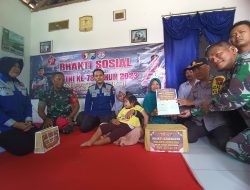 Sambut HUT ke-78 TNI, Kapolres Jombang Bantu Pengobatan Anak Penderita Cerebral Palsy
