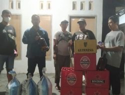 Selama Dua Hari, Polres Jombang Berhasil Amankan 1.650 Botol Miras dan 7 Penjual