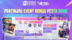 Pengemar Mobile Legends, Bersiaplah Untuk Event Bonus Pesta Rank