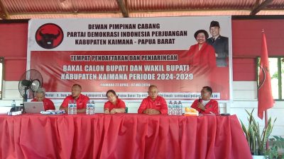 DPC PDI Perjuangan Kaimana Bantah Adanya Dualisme Kepemimpinan