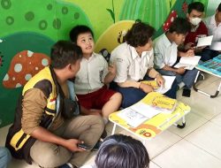 Maxim Rayakan Hari Anak Nasional Bersama Murid SLB Bangun Bangsa Surabaya