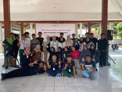 Jalan Santai Penutupan Mahasiswa KKN UPN Veteran Jawa Timur di Desa Latsari Jombang