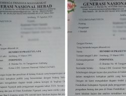 LSM GeNaH Akhirnya Laporkan Beberapa Dinas di Nganjuk ke APH