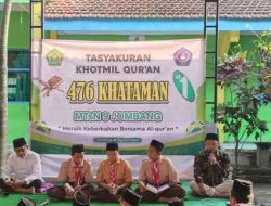 Tasyakuran Khotmil Quran I, MTsN Jombang Selesaikan 476 Kali Khataman