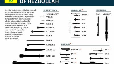 Roket Hizbullah Membombardir Israel