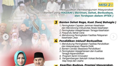 12 Program Kerja Calon Provinsi Banten "Airin-Ade"