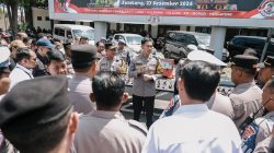 pemeriksaan senpi polres jombang