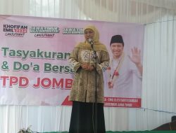 Gubernur Terpilih Khofifah Indar Parawansa Hadiri Tasyakuran dan Doa Bersama di Jombang