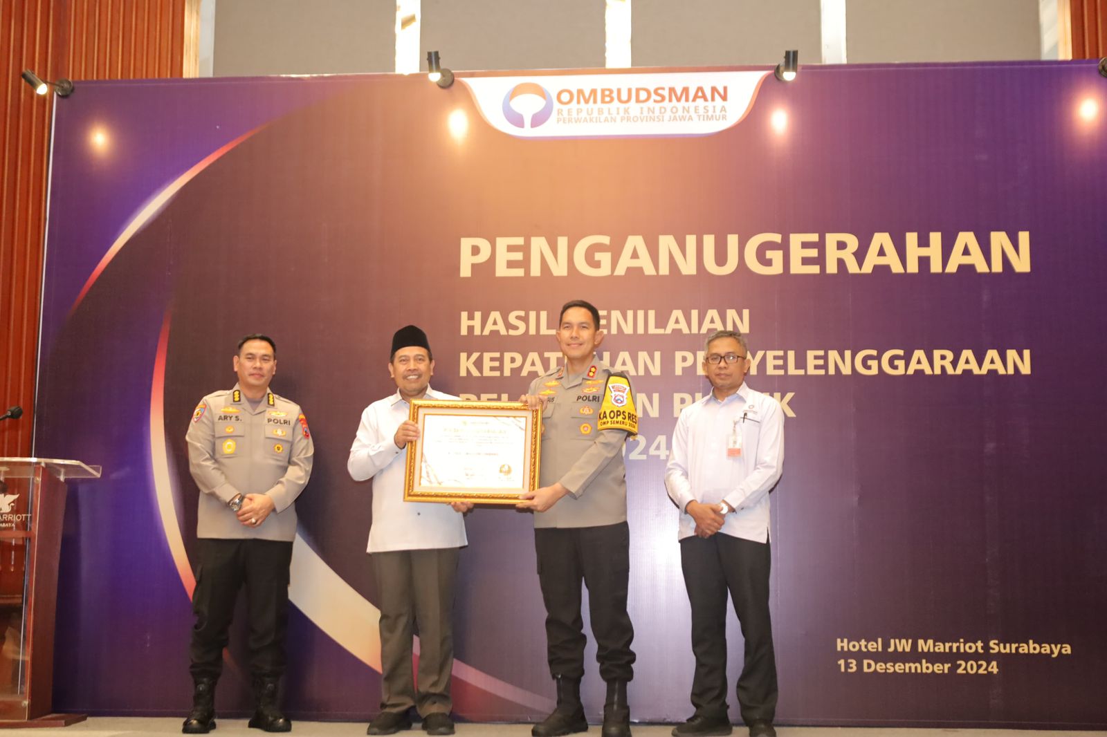 penghargaan polres jombang