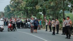 Tim gabungan Polres Jombang Gelar Razia Balap Liar, Amankan Puluhan Sepeda Motor