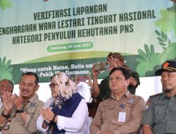 Perhutani KPH Jombang Apresiasi Acara Verifikasi Lapangan Penghargaan Wana Lestari Tingkat Nasional di Wonosalam