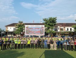 Polres Jombang Terjunkan Ratusan Personil Gabungan, Amankan Pengesahan Warga Baru PSHT