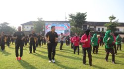senam polres jombang