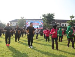 Polres Jombang dan Kodim 0814 Jombang Gelar Olahraga Bersama untuk Perkuat Sinergitas TNI-POLRI