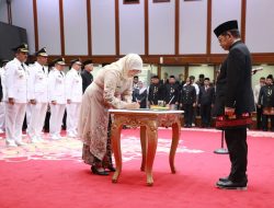 Gubernur DKI  Pramono Anung Lantik 59 Pejabat Eselon II di Lingkungan Pemprov DKI Jakarta