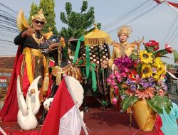 Rayakan HUT ke 80 RI, Warga Desa Sengon Mandiri Gelar Karnaval